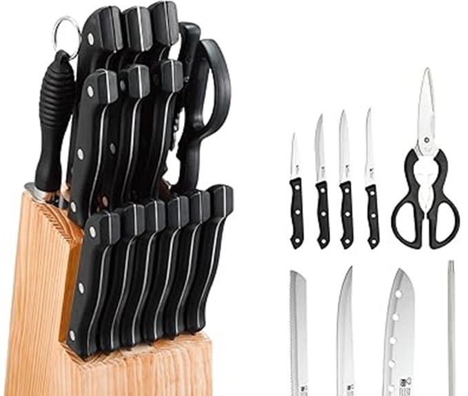 Set complet de 15 couteaux de cuisine RENBERG TENESSY
